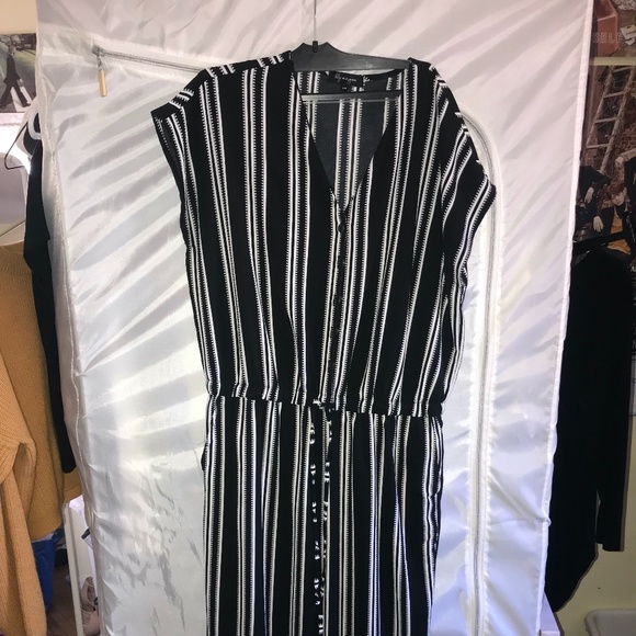 Striped jumpsuit - Picture 1 of 3